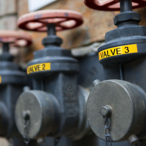 Strong adhesive labels compatible Brother TZe-S651 24mm x 8m black/yellow gray box [2]