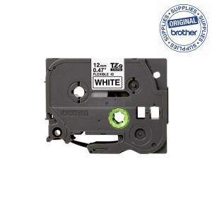 Brother TZEFX231 etichete originale flexibile 12mm x 8m, negru pe alb, PTouch laminate, pentru identificare cabluri si fire TZe-FX231 [1]