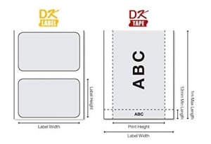 Eticheta originala modul continuu hartie Brother DK22205, 62mm x 30.48m, BH DK222056