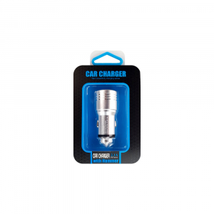 Adaptor priza bricheta auto 2 x USB Smart Charging, sistem spargere geam in caz de pericol3