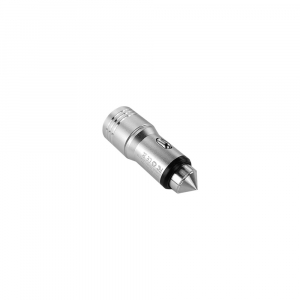 Adaptor priza bricheta auto 2 x USB Smart Charging, sistem spargere geam in caz de pericol2