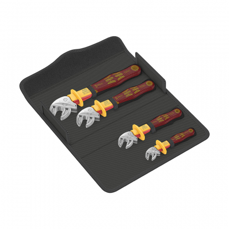 Adjustable keys and key sets - Set 4 x  VDE adjustable wrench WERA 6004 Joker 7 - 19 mm, 119 - 226 mm 05020170001