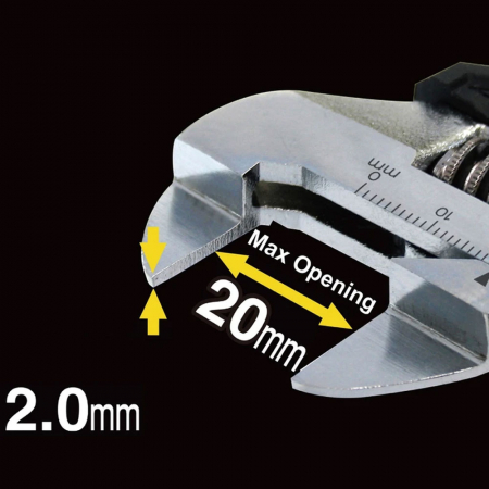 Cheie Reglabila Inteligenta falci subtiri ENGINEER TWM-03 160 mm Fabricat In Japonia [3]