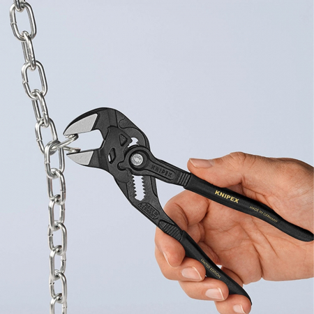 Cleste Cheie cu reglaj automat, manere multicomponente, 180 mm, KNIPEX 86 01 180 XMAS [3]