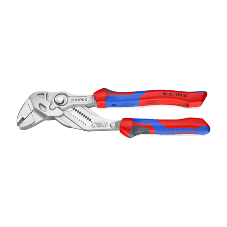Scule si unelte pentru service moto - Cleste Cheie cu reglaj automat, mecanica fina, instalatii sanitare, maner multicomponent, 180mm, KNIPEX 86 05 180 S5