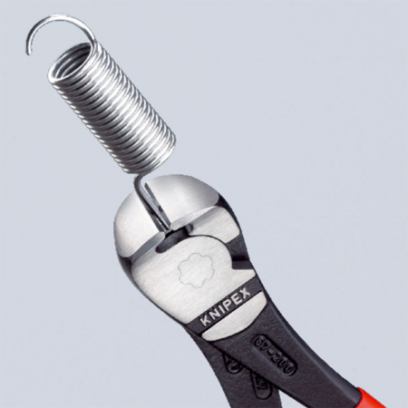 Cleste taietor frontal de forta, maner plastic, 160mm,  KNIPEX 67 01 160 [1]