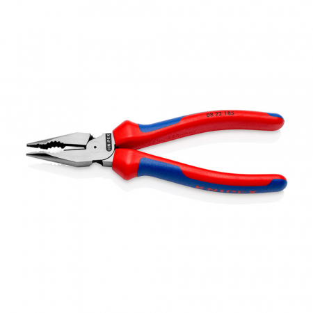 Needle-Nose Combination Pliers, multicomponent handle, 185mm, KNIPEX 08 22 185 [1]