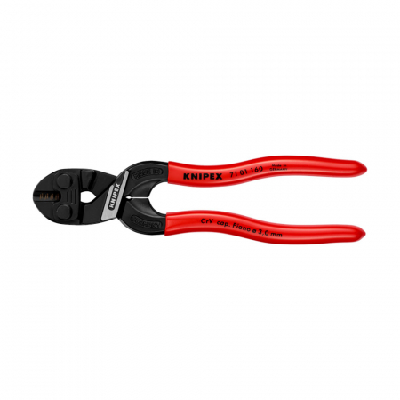 Clesti pentru taiat bolturi - Cleste compact KNIPEX CoBolt, taietor suruburi, cuie, nituri pana la Ø 4,4 mm, 71 01 160