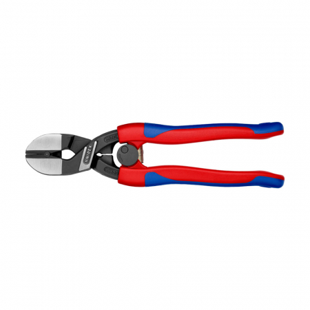 KNIPEX CoBolt compact pliers, cutter for screws, nails, rivets up to Ø 5.2 mm, steel helical spring, 71 22 200 [4]
