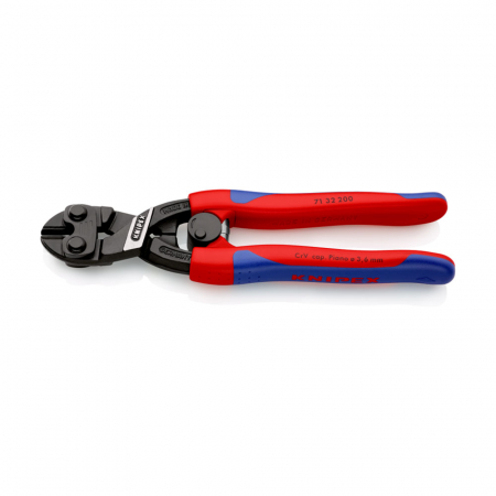 Cleste compact KNIPEX CoBolt, taietor suruburi, cuie, nituri pana la Ø 5,2 mm, maner multicomponent, 71 32 200 [2]