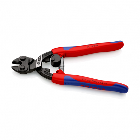 Cleste compact KNIPEX CoBolt, taietor suruburi, cuie, nituri pana la Ø 5,2 mm, maner multicomponent, 71 32 200 [1]