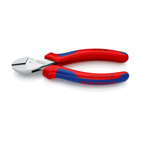 KNIPEX X-Cut, Cleste Sfic, Ax articulat dublu, 160mm, maner multicomponent, Ø 4,8 mm, KNIPEX 73 05 160 [5]
