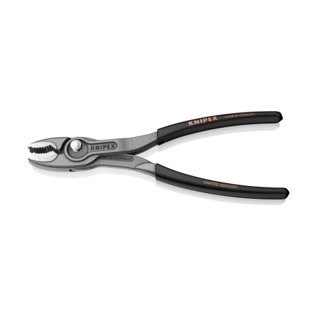 Hand tools - Slip Joint Pliers, TwinGrip, 200mm, Large front and side gripping capacity, plastic handle, KNIPEX 82 01 200 S02 Christmas Edition