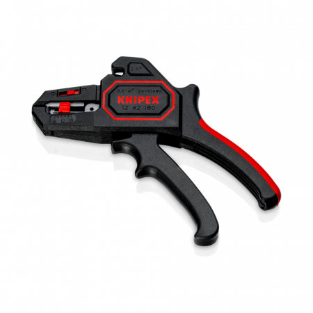 Cleste dezizolator automat, maner ergonomic bi-component, 180mm,  KNIPEX 12 62 180 [3]