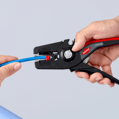 Automatic Insulation Stripper, 190mm, KNIPEX 12 52 195 [8]