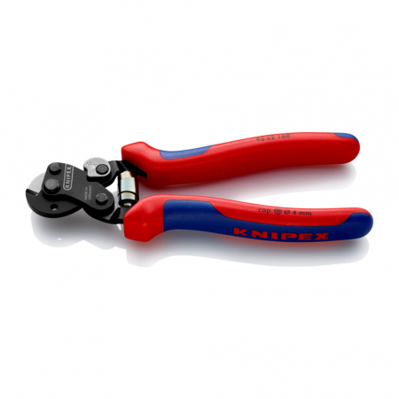 Cleste foarfeca KNIPEX, taiere de inalta precizie, cabluri metalice ultrarezistente, arc elicoidal otelit, 95 62 160 [3]