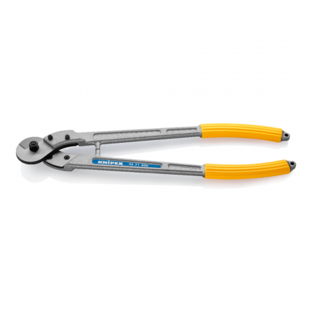 Cleste Foarfeca, pentru taiat cabluri de sarma si cabluri obisnuite, maner multicomponent, 600 mm, KNIPEX  95 71 600 [2]