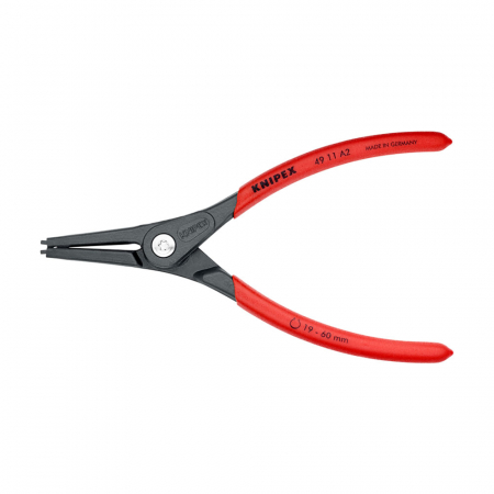 Scule pentru aviatie - Cleste mare precizie montare inele blocare, sigurante exterioare, automotive, 180mm, KNIPEX 49 11 A2