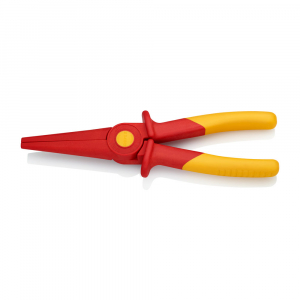 Cleste plastic nas lung semirotund, testat VDE 1000 V, KNIPEX 98 62 02, lucrari sub tensiune, 220 mm10