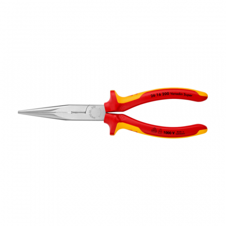 Scule si unelte VDE - Cleste patent, cioc angular, maner multicomponent, testat VDE 1000 V, 200 mm, KNIPEX  26 16 200