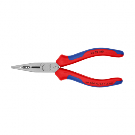Scule de mana - Cleste de cablaj, maner multicomponent, pentru electricieni, 160mm,  KNIPEX 13 02 160