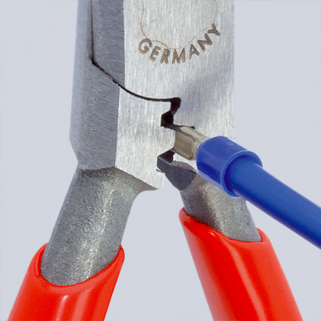 Cleste de cablaj, cromat, maner multicomponent, pentru electricieni, 160mm,  KNIPEX 13 05 160 [4]