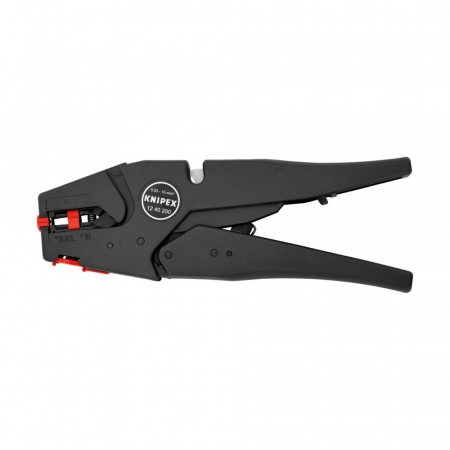 Scule de mana electricieni - Cleste dezizolator cu autoreglaj, 200mm,  KNIPEX 12 40 200