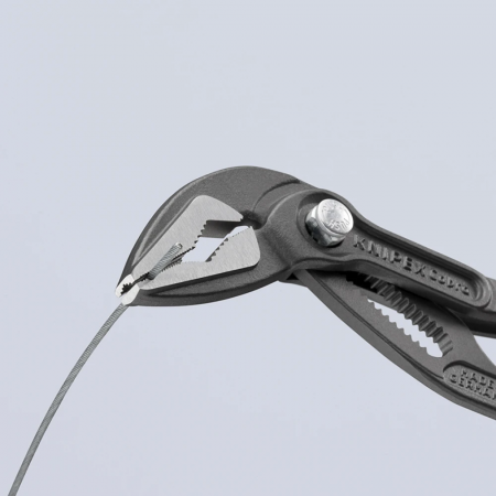 Cleste reglabil, KNIPEX Cobra Extra Slim, 180 mm, instalatii sanitare, automotive, cleste papagal, dispozitiv autoblocare, manere plastic, 87 51180 [8]