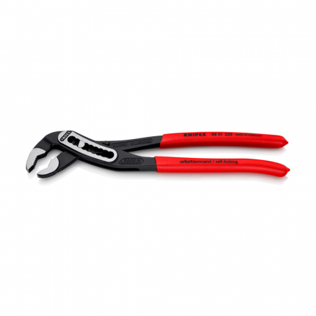 Cleste reglabil, KNIPEX Alligator, 250 mm, instalatii sanitare, cleste papagal, dispozitiv autoblocare, manere plastic, 88 01 250 [8]