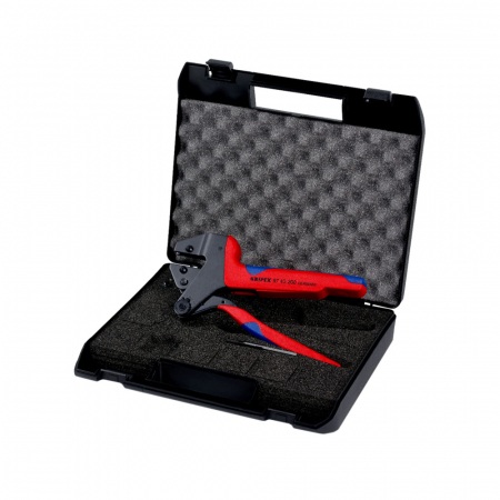 Crimping pliers Set for exchangeable crimping dies, high precision, click mechanism, photovoltaic panel installations KNIPEX 97 43 200 [9]