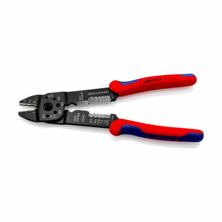 Cleste sertizare, M 2,6; M 3; M 3,5; M 4 si M 5, manere multicomponent, 230 mm, KNIPEX 97 21 215 [3]