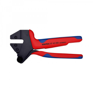 Crimping pliers Set for exchangeable crimping dies, high precision, click mechanism, photovoltaic panel installations KNIPEX 97 43 200 [1]
