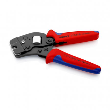 Cleste de sertizat ferule, cu autoreglaj, pana la 10 mm², manere multicomponent, 190 mm, KNIPEX  97 53 08 [4]
