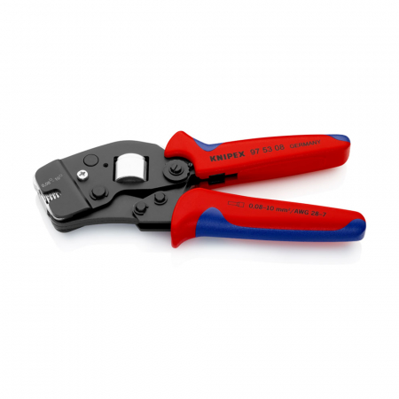 Cleste de sertizat ferule, cu autoreglaj, pana la 10 mm², manere multicomponent, 190 mm, KNIPEX  97 53 08 [5]