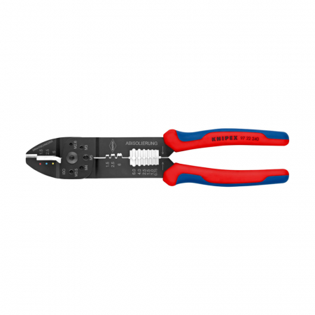 Crimping Pliers - KNIPEX Crimping Pliers, M 2,6; M 3; M 3,5; M 4 si M 5, multicomponent handles, 240 mm, 97 22 240