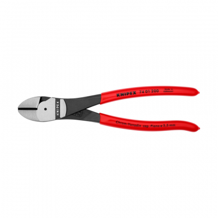 Cleste sfic de forta - Cleste Sfic de forta, taiere ultraperformanta, 200mm, maner plastic, Ø 4,2 mm, KNIPEX 74 01 200