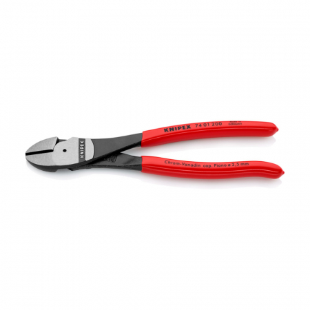 Cleste Sfic de forta, taiere ultraperformanta, 200mm, maner plastic, Ø 4,2 mm, KNIPEX 74 01 200 [4]