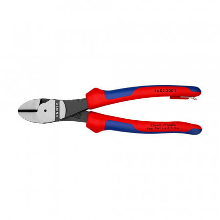 Cleste sfic de forta - Cleste Sfic de forta, taiere ultraperformanta, 200mm, maner multicomponent, Ø 4,2 mm, KNIPEX 74 02 200 T