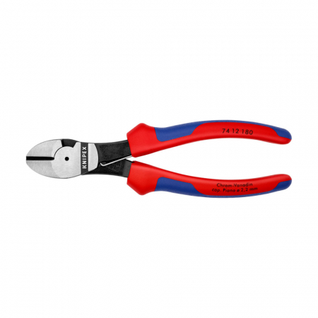Cleste sfic de forta - Cleste Sfic de forta, taiere ultraperformanta, 180mm, maner multicomponent, arc deschidere, Ø 3,8 mm, KNIPEX 74 12 180