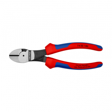 Cleste sfic de forta - Cleste Sfic de forta, taiere ultraperformanta, 180mm, maner multicomponent, Ø 3,8 mm, KNIPEX 74 02 180