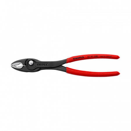 Scule - Cleste cu prindere frontala, TwinGrip, 200mm, parghie mare, maner plastic, KNIPEX 82 01 200