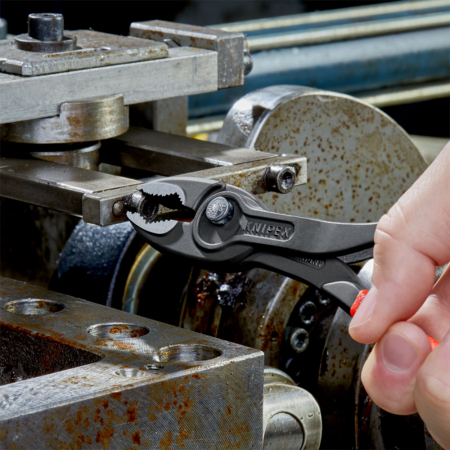 Cleste cu prindere frontala, TwinGrip, 200mm, parghie mare, maner plastic, KNIPEX 82 01 200 S02 Editie Craciun [7]