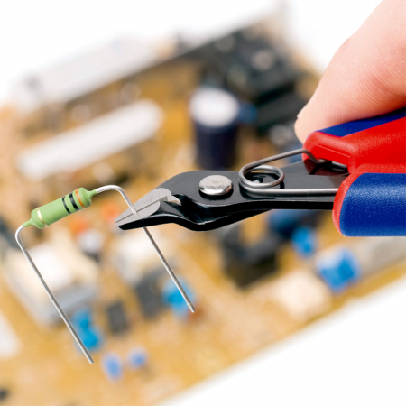 Cleste Sfic, Electronic Super Knips XL pentru instalatii electronice, taiere ultraperformanta, 140mm, maner multicomponent, Ø 2,1 mm, KNIPEX 78 61 140 [2]