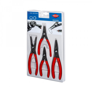 Set 4 Precision Circlip Pliers for internal circlips in bore holes, automotive, KNIPEX 002003SB14