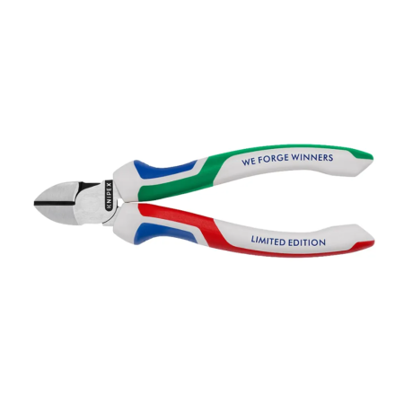 Wire stripping pliers - High leverage stripping pliers „We forge winners”, multi-component handles, 160 mm, KNIPEX 74 02 160 S8
