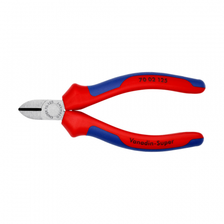 Cable cutters - Diagonal Cutter, multi-component handle, 125mm, KNIPEX 70 02 125
