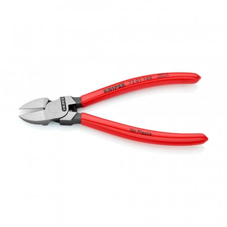 Diagonal Cutter,  side cutter for plastic, 160mm, plastic handle, KNIPEX 72 01 160 [3]