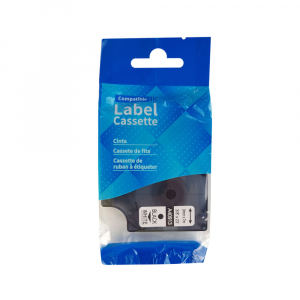 Labels 9mm x 7m black/white compatible Dymo S0720780 40913, for Dymo Labelamanger and Aimo D1600 range [7]