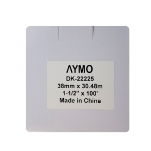 Set 10 Continuous labels DK-22225 38mm x 30.48m plastic holder included compatible Brother DK-22225 DK22225 [5]