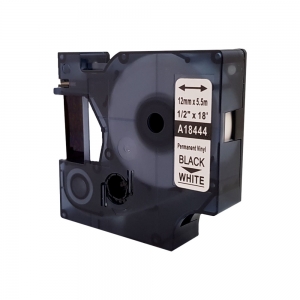 Etichete universale vinil alb 12mm x 5.5m, 184444